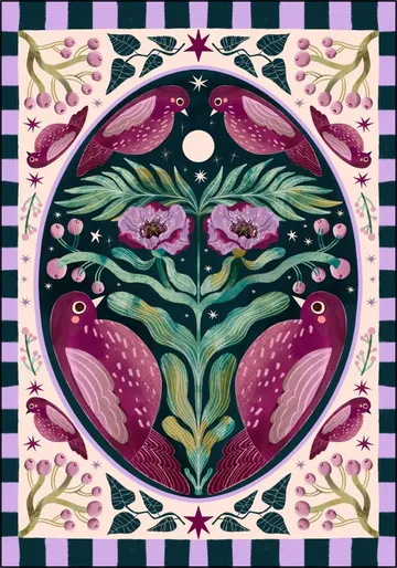 Folk Art Birds
