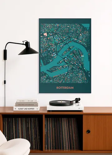 Rotterdam Mozaïek Teal