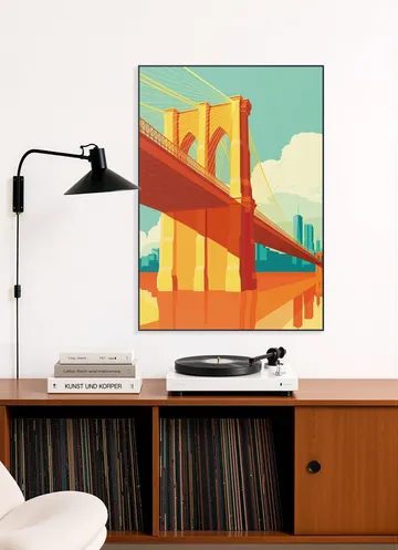 NYC - Brooklyn Bridge Blue