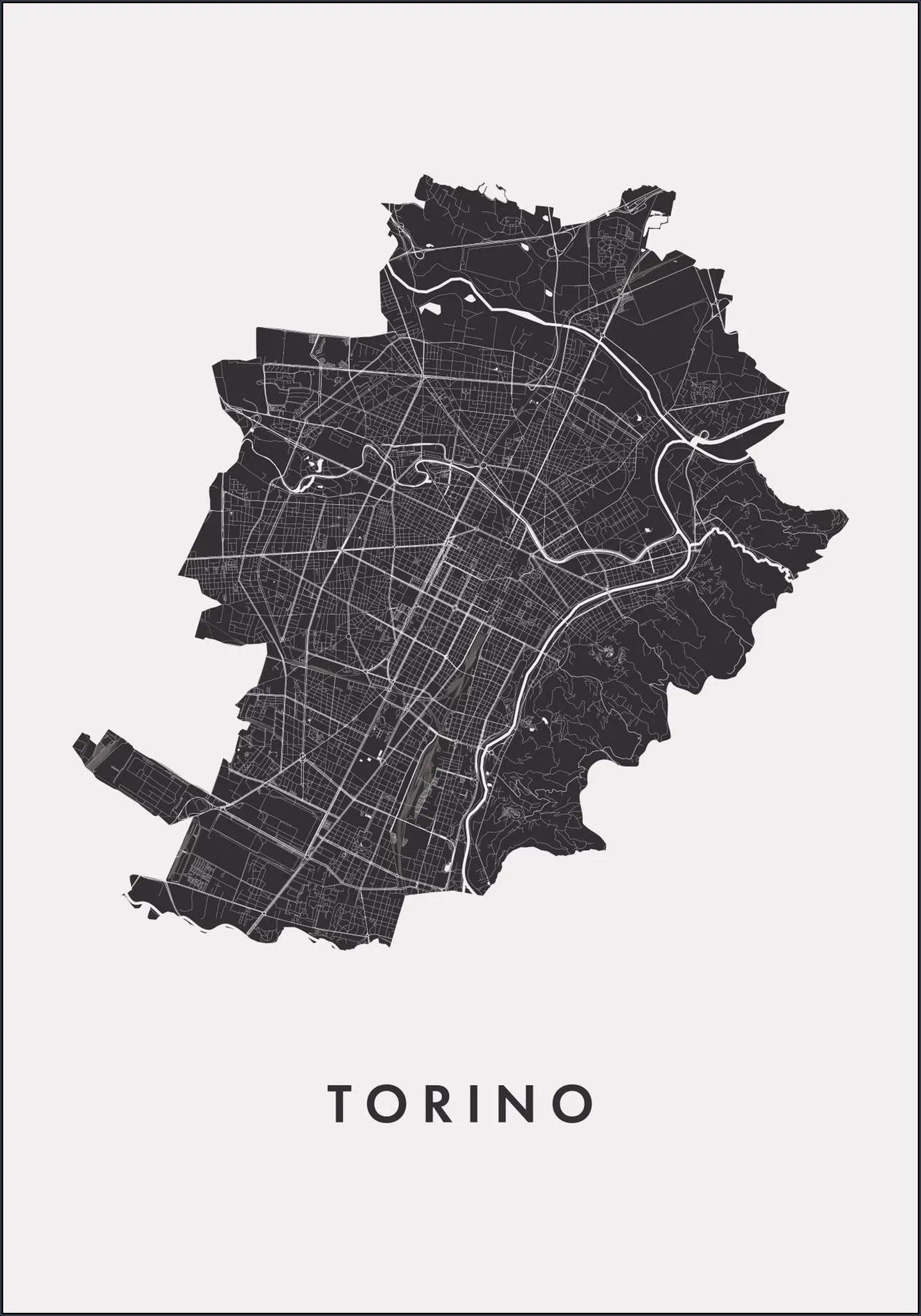Torino City Map