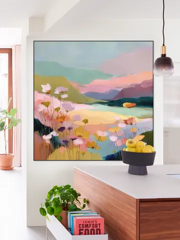 Wildflowers By The Lake