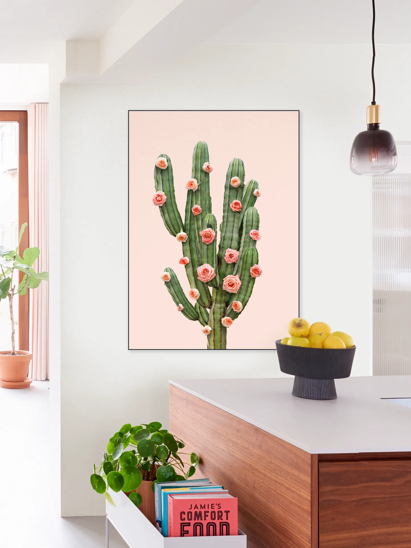 Cactus and Roses