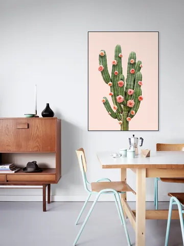 Cactus and Roses