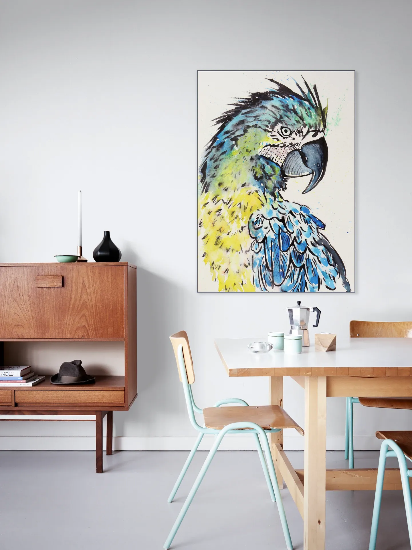The Blue Macaw Parrot