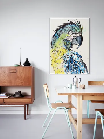 The Blue Macaw Parrot