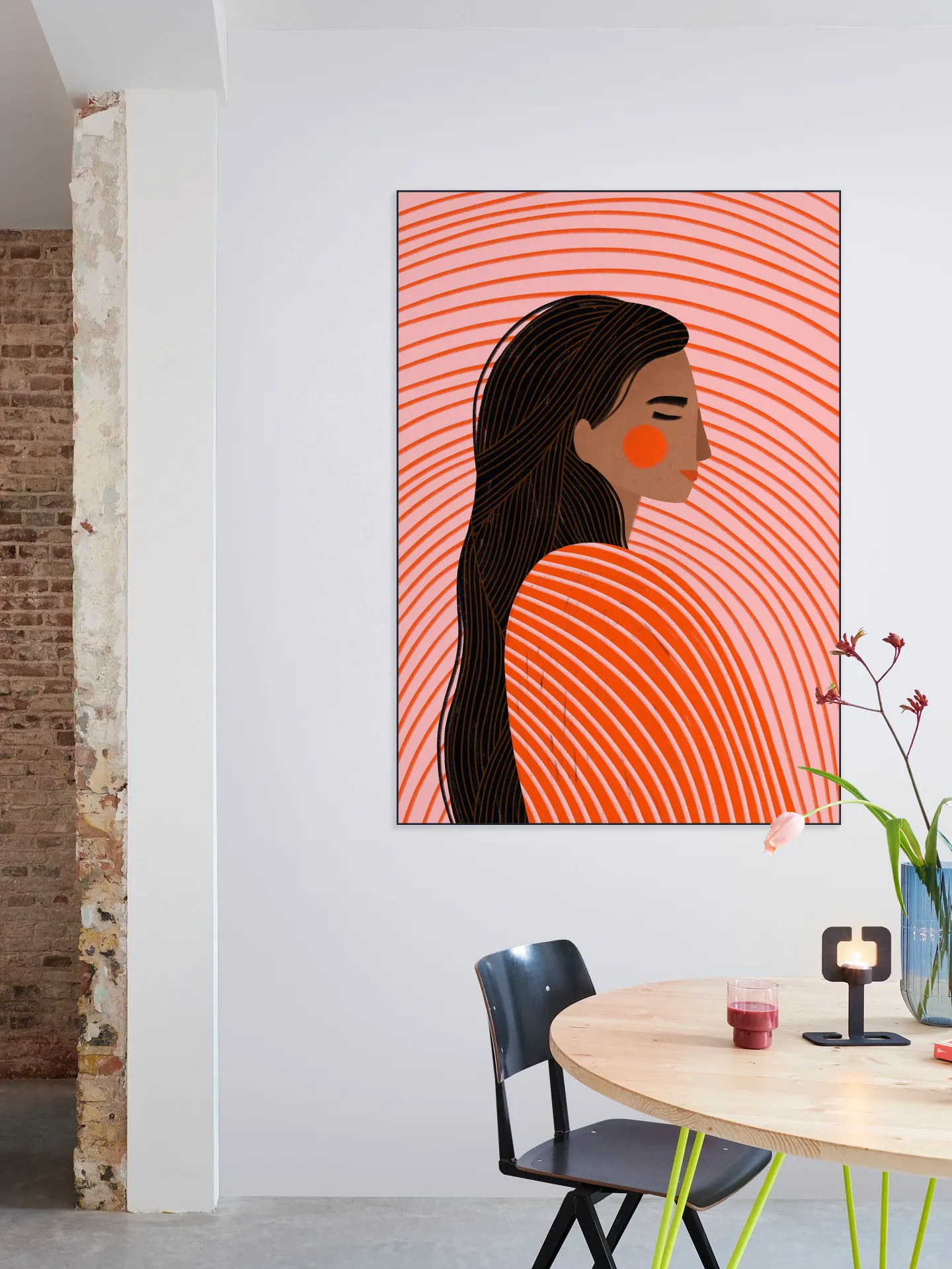 The Woman With The Lines