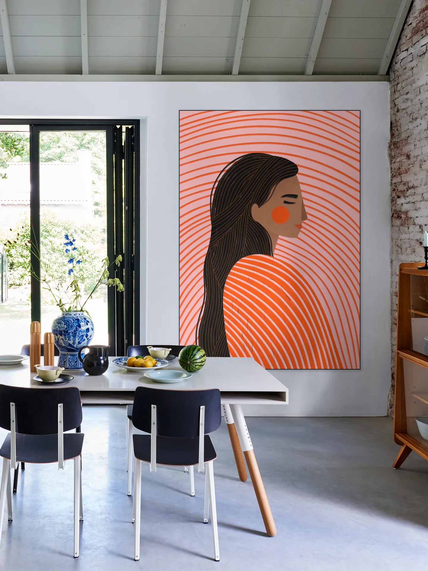 The Woman With The Lines