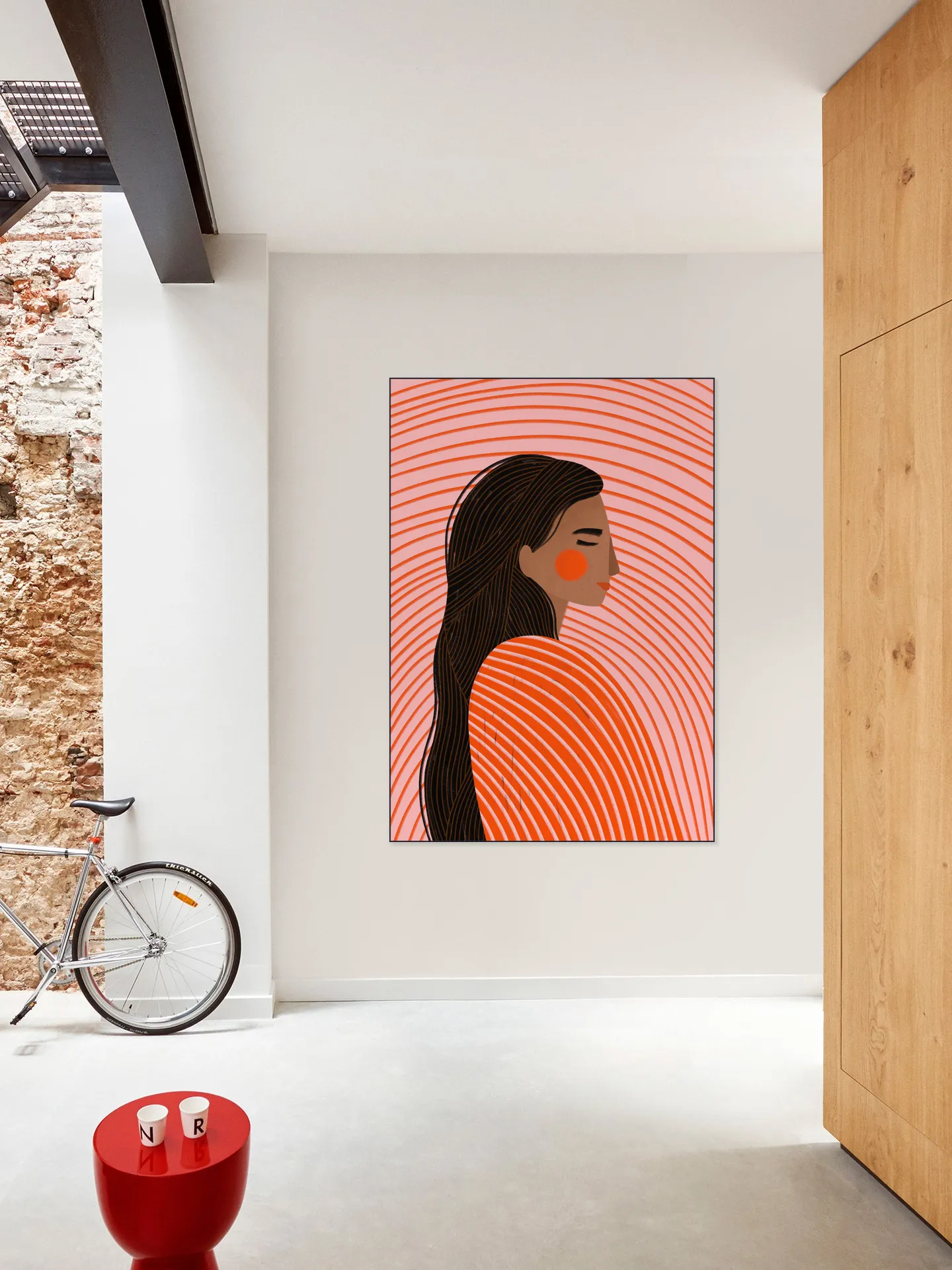 The Woman With The Lines