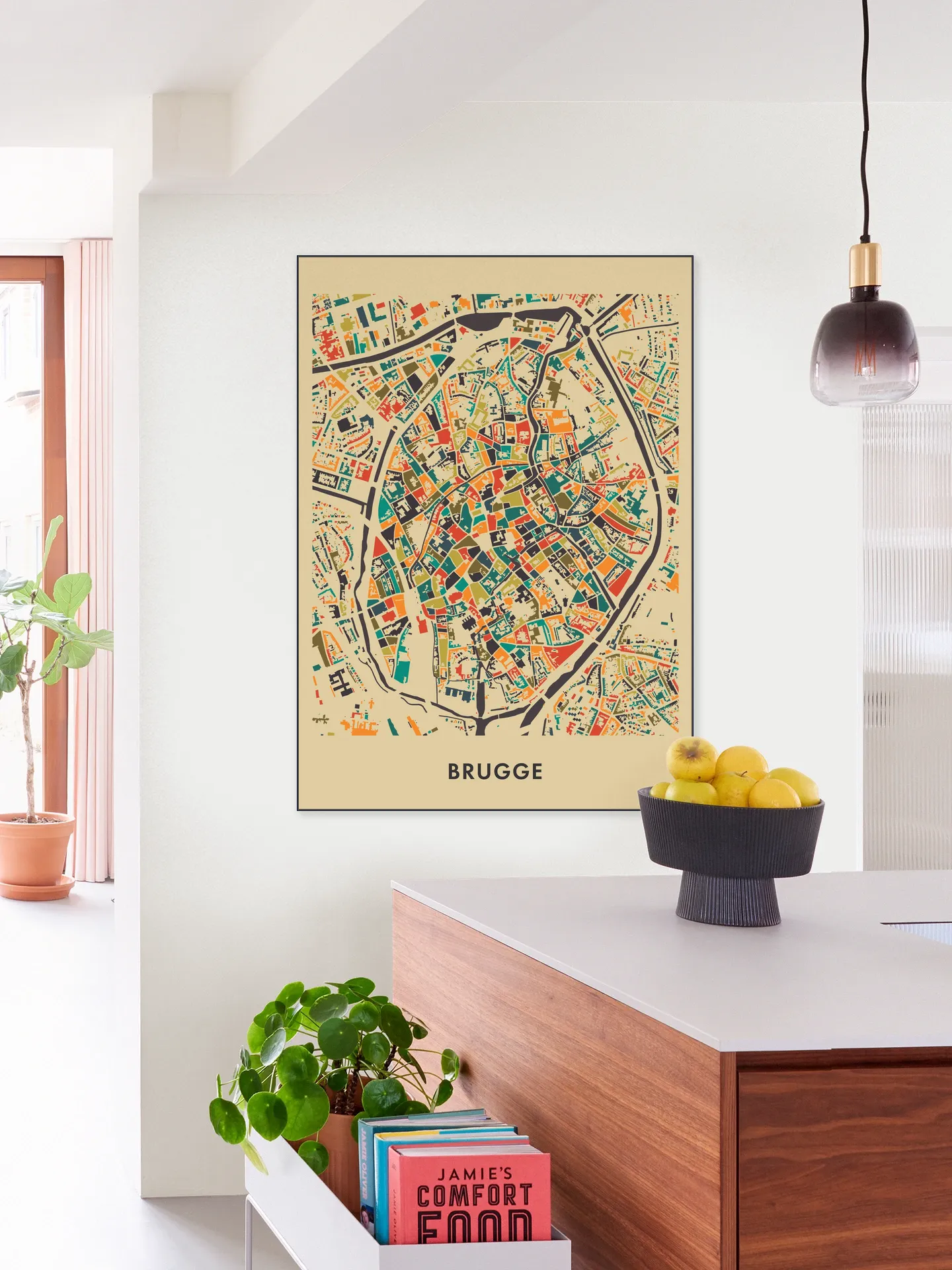 Brugge Mosaic Map