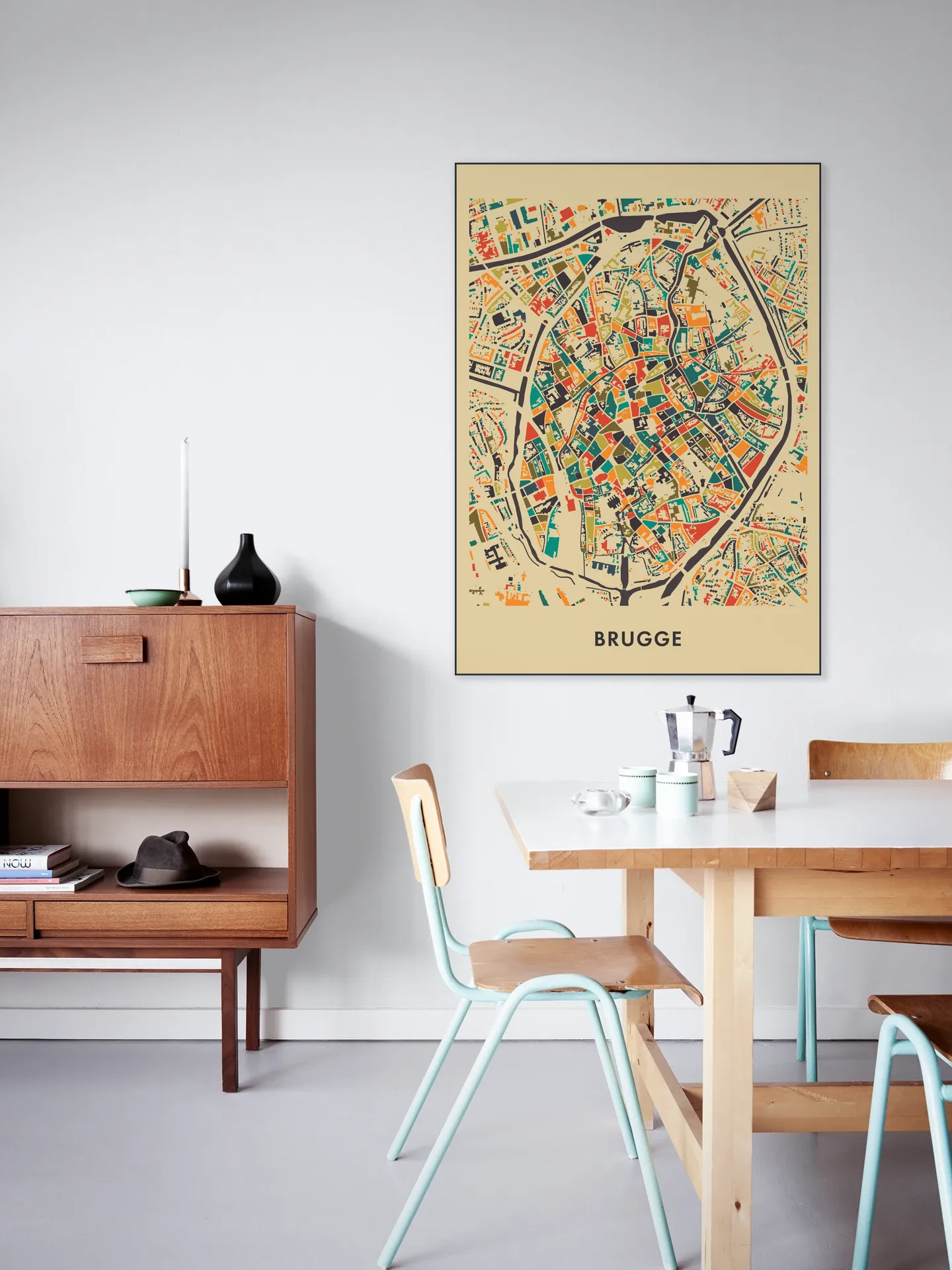 Brugge Mosaic Map
