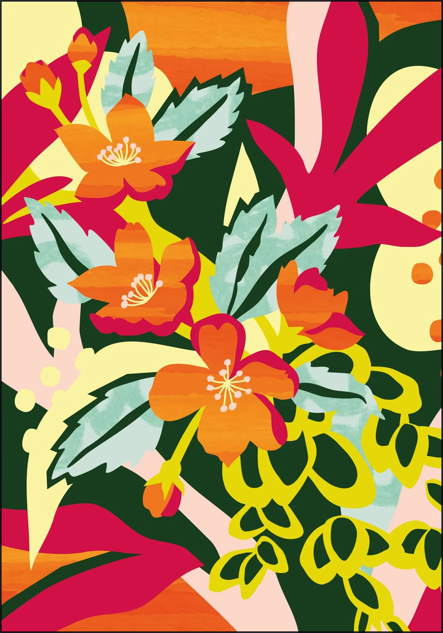 Flowers Are Cool Bright 