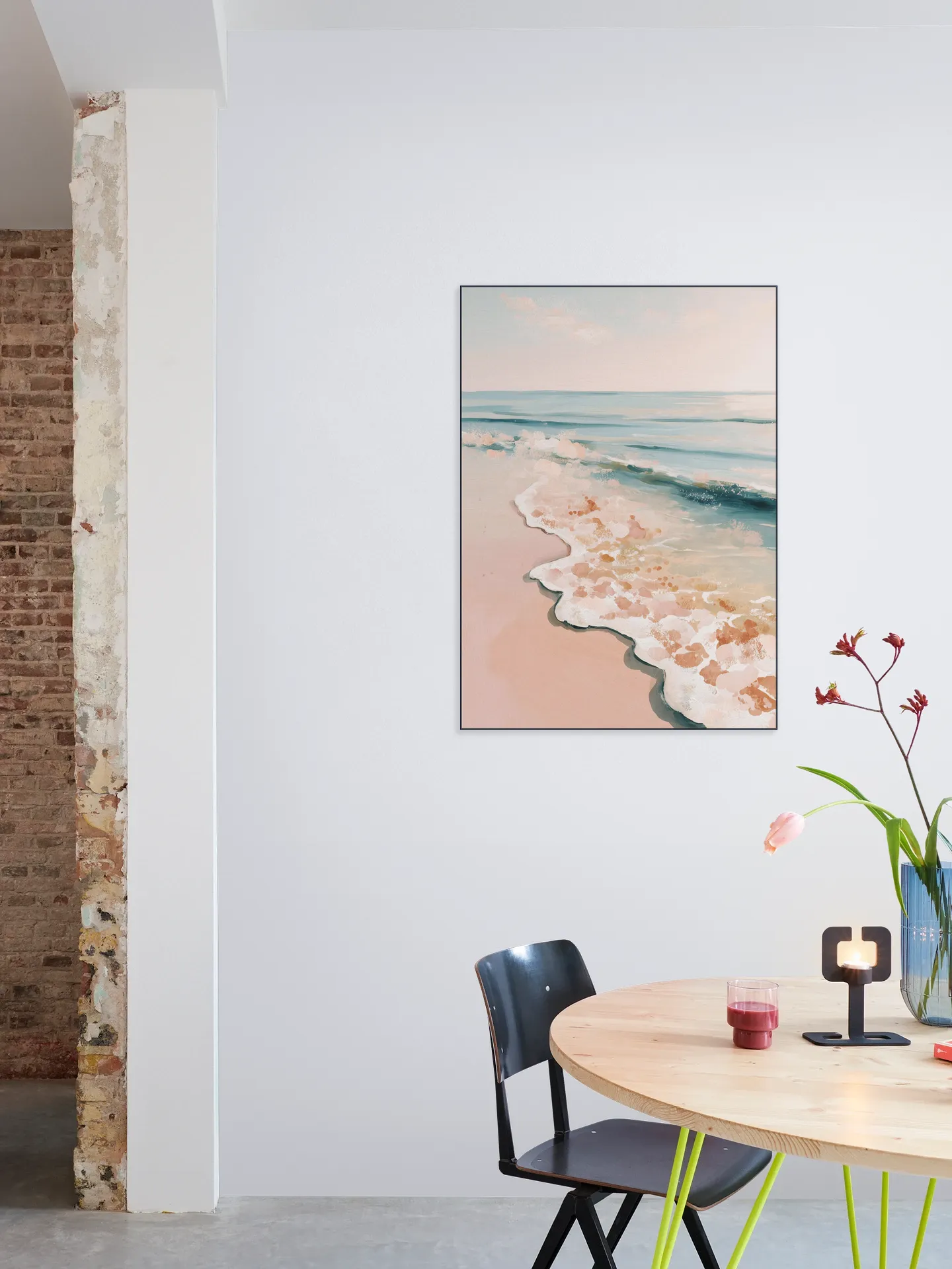 Pastel Ocean Shore