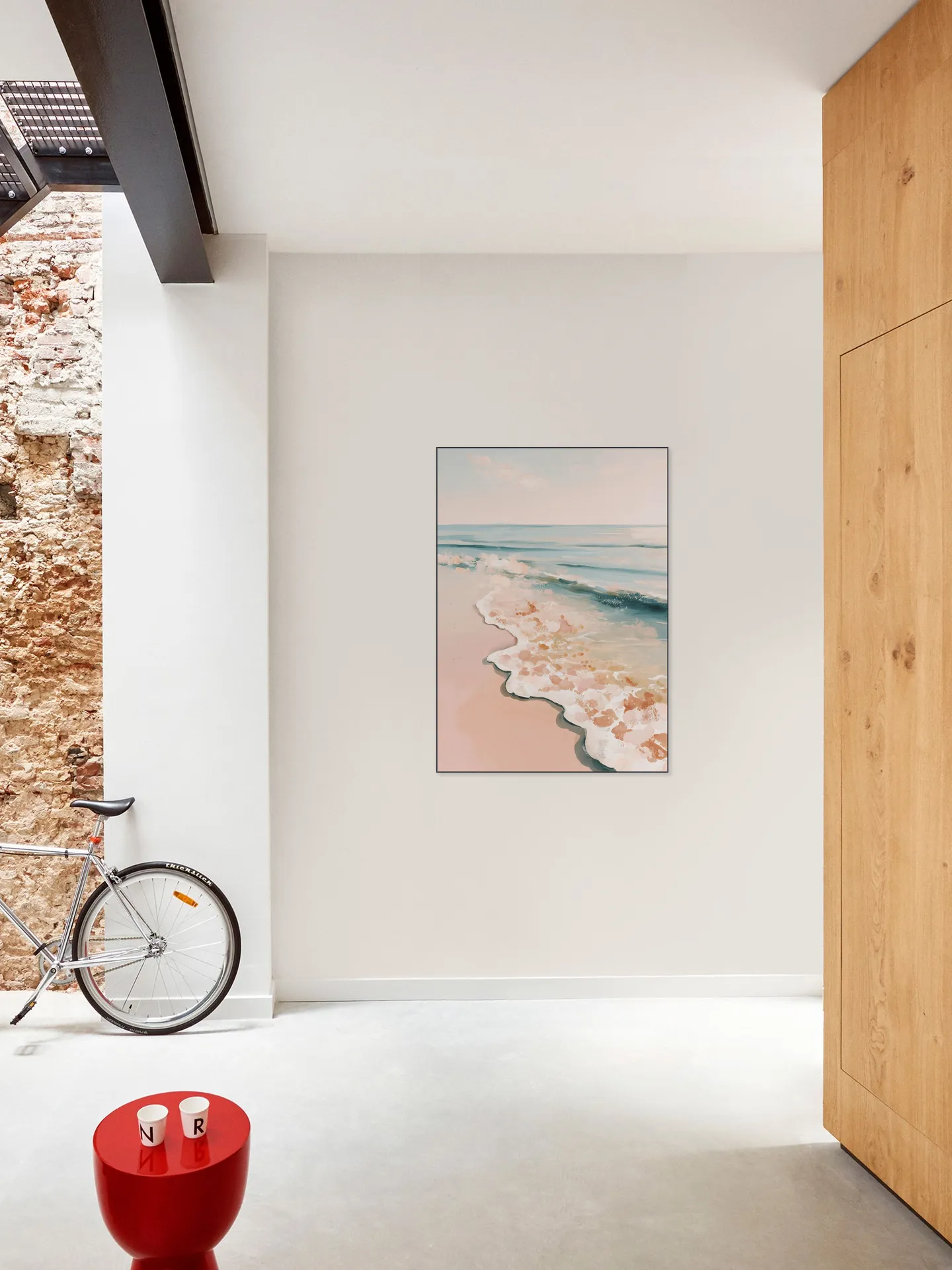 Pastel Ocean Shore