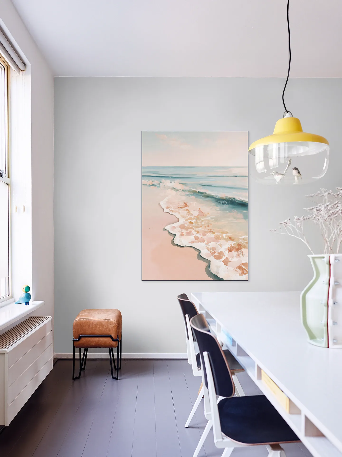 Pastel Ocean Shore