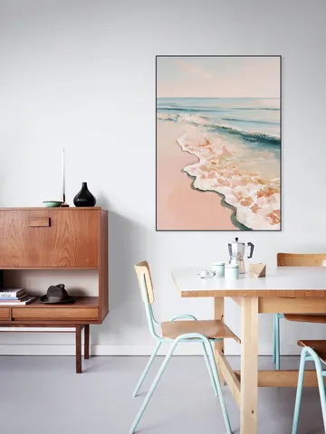 Pastel Ocean Shore