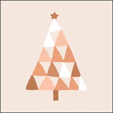 Pastel Christmas Tree