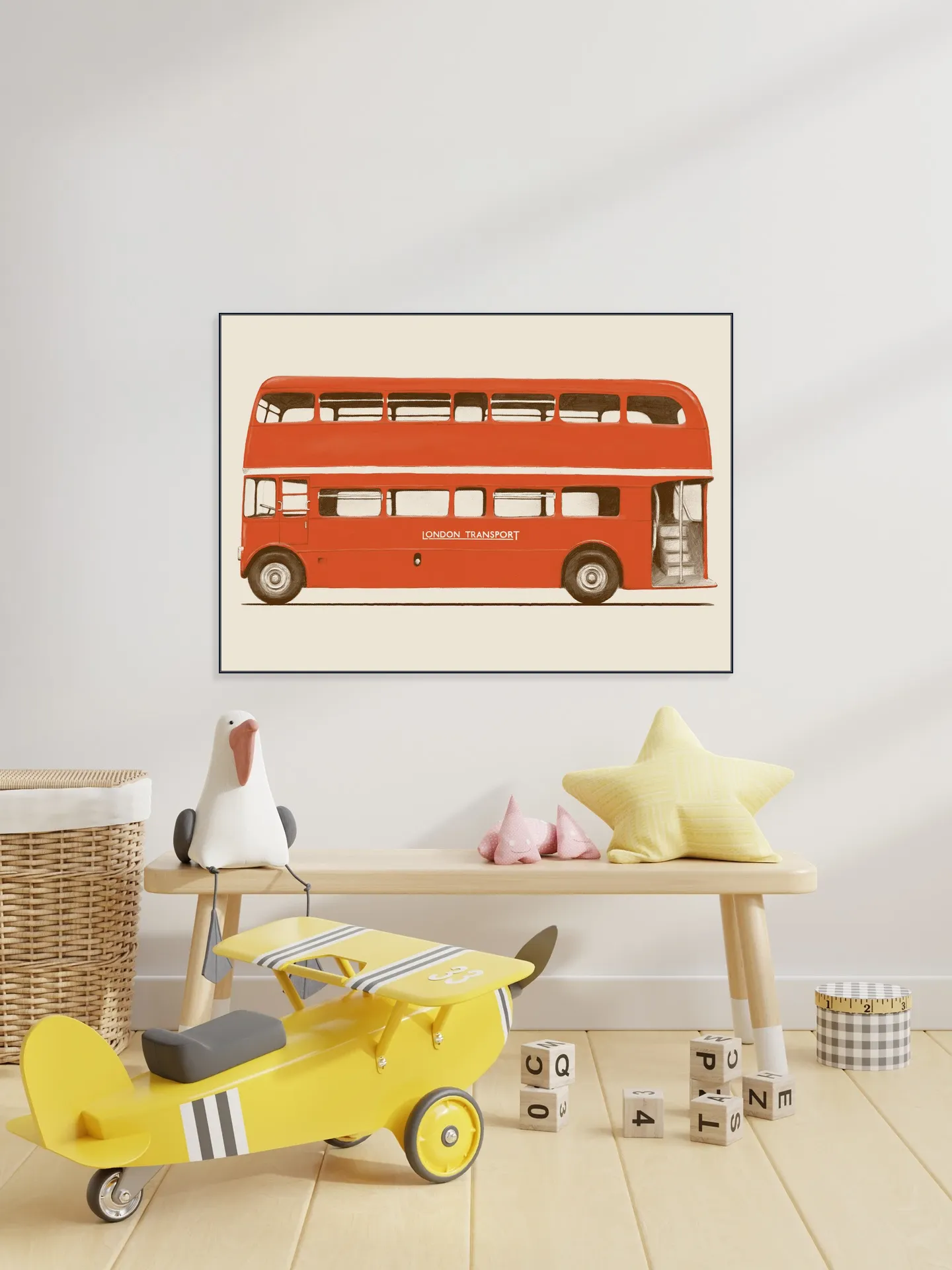 Red English Bus
