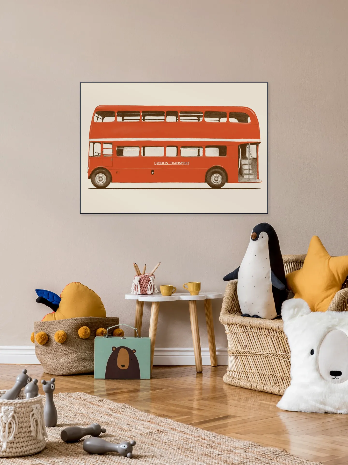Red English Bus