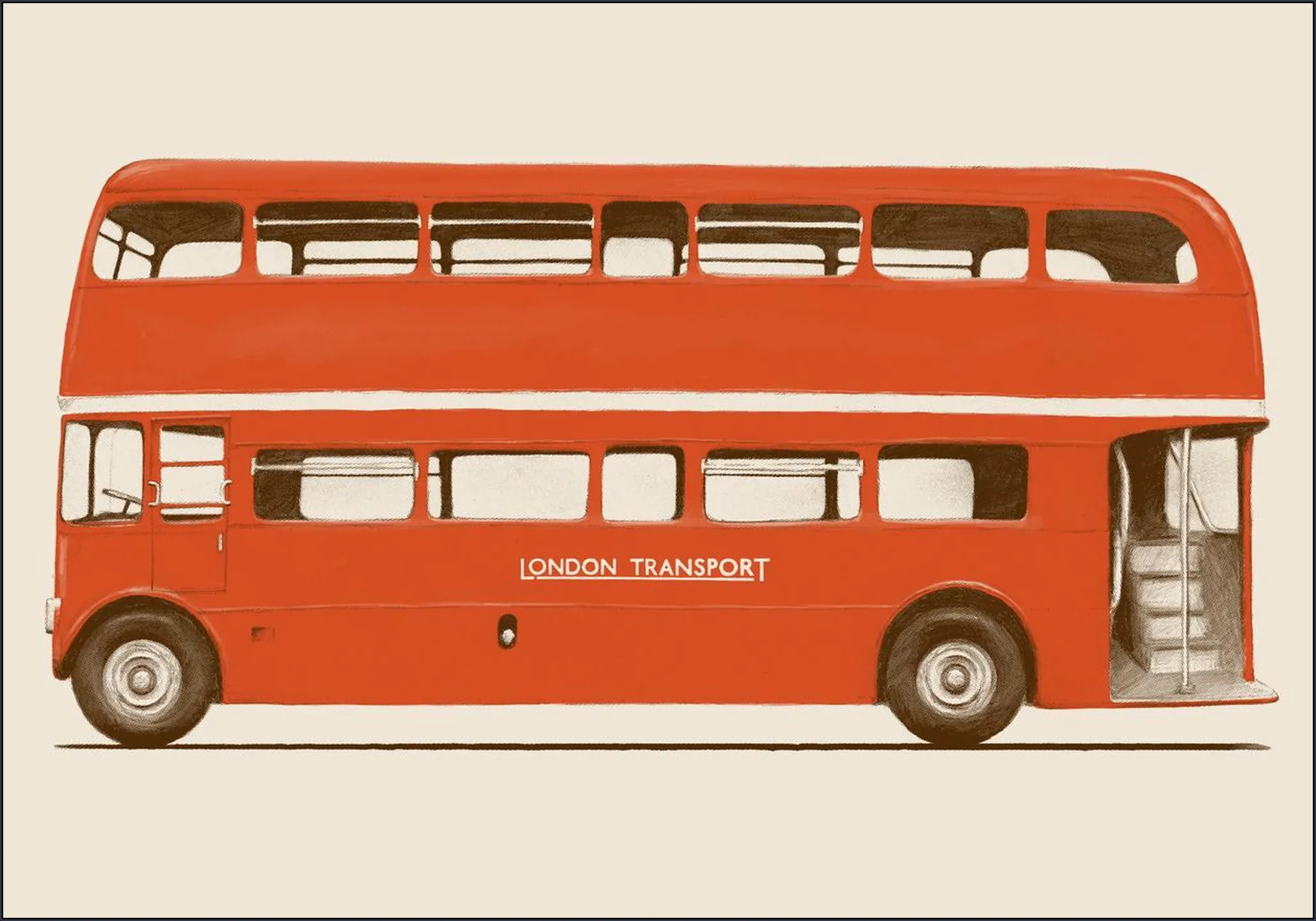 Red English Bus