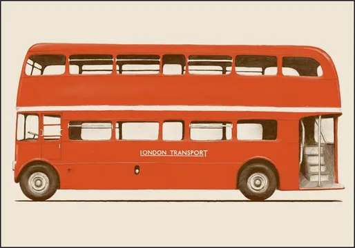 Red English Bus