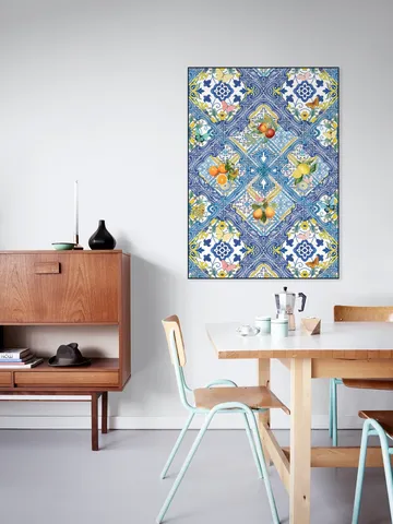 Mediterranean tiles and citrus fruit I