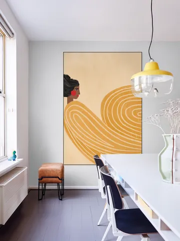 The Woman With The Yellow Stripes