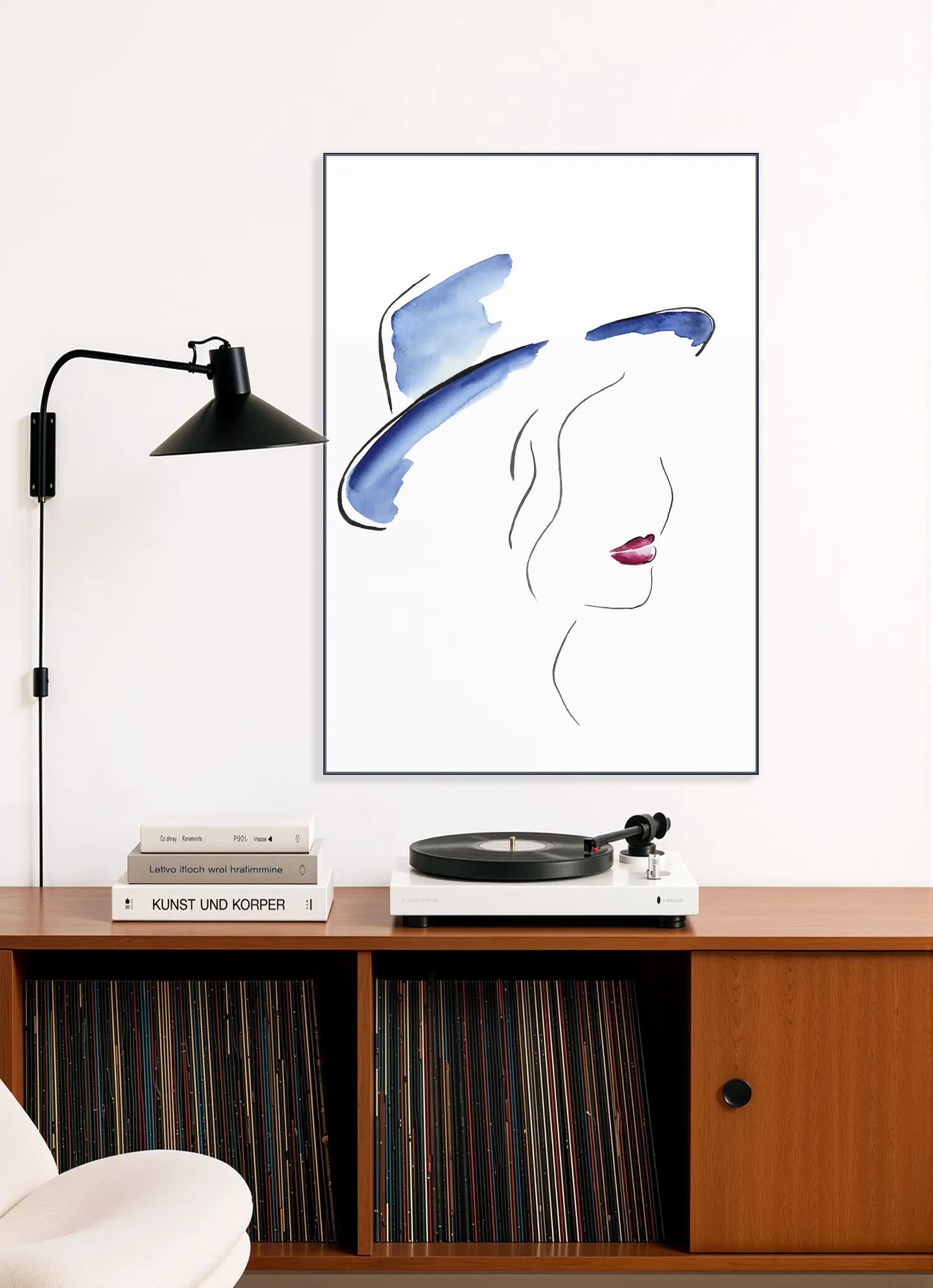 Lady with the Blue Hat