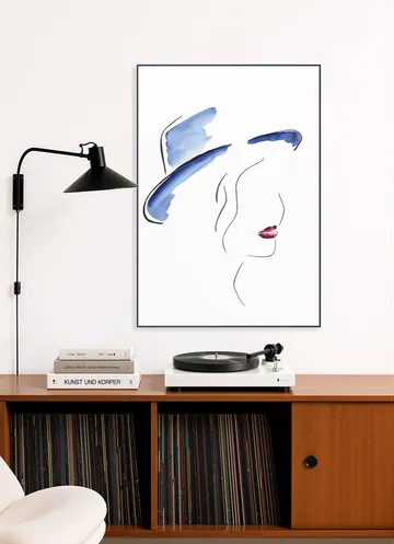 Lady with the Blue Hat