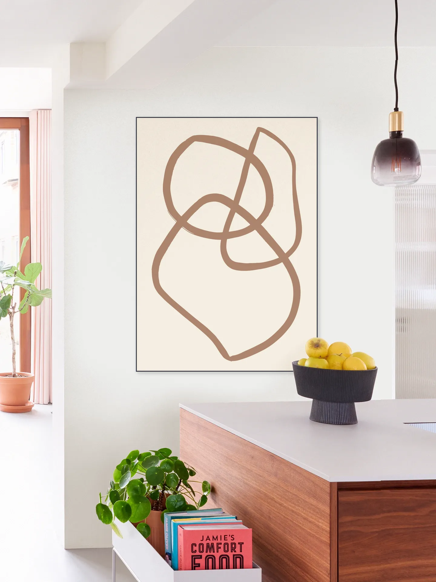 Abstract Lines Mocha 5
