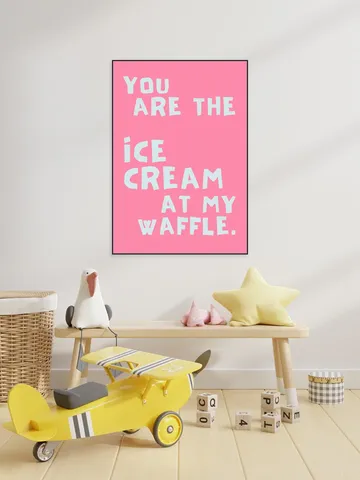 Sweet Waffle Love Quote