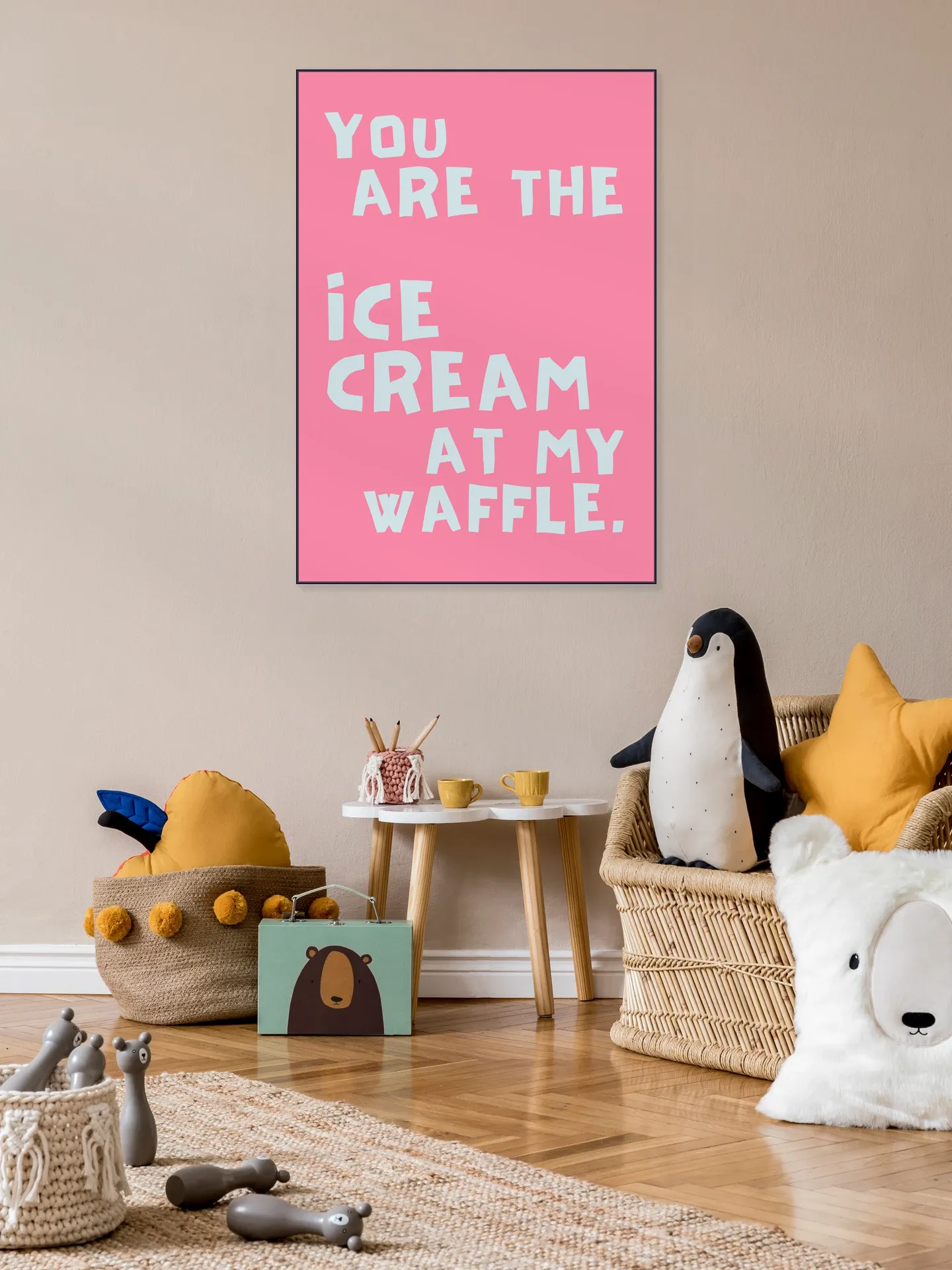 Sweet Waffle Love Quote