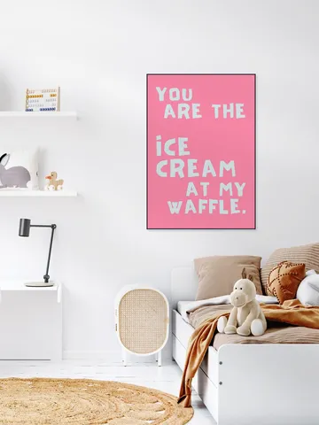 Sweet Waffle Love Quote