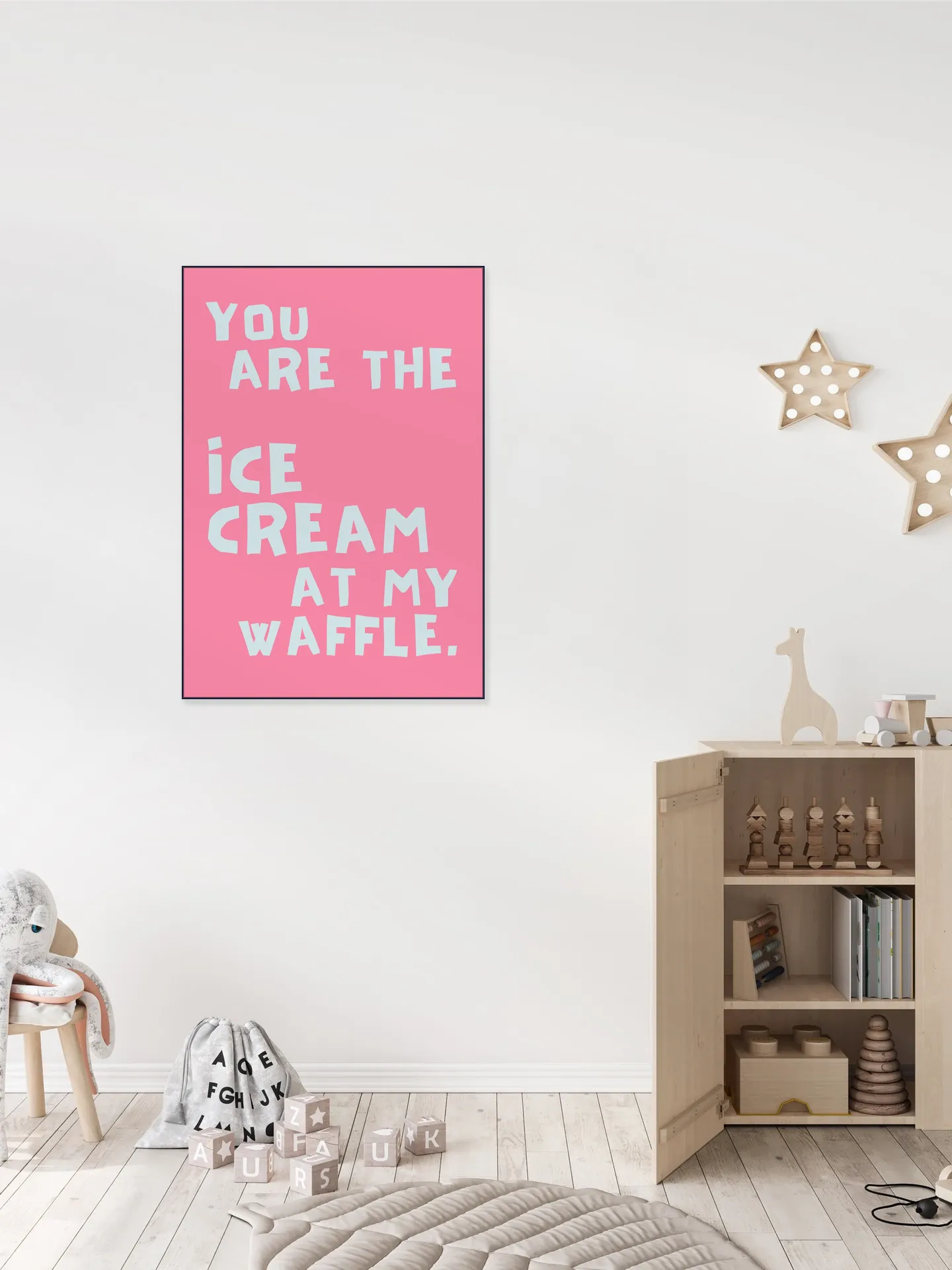 Sweet Waffle Love Quote