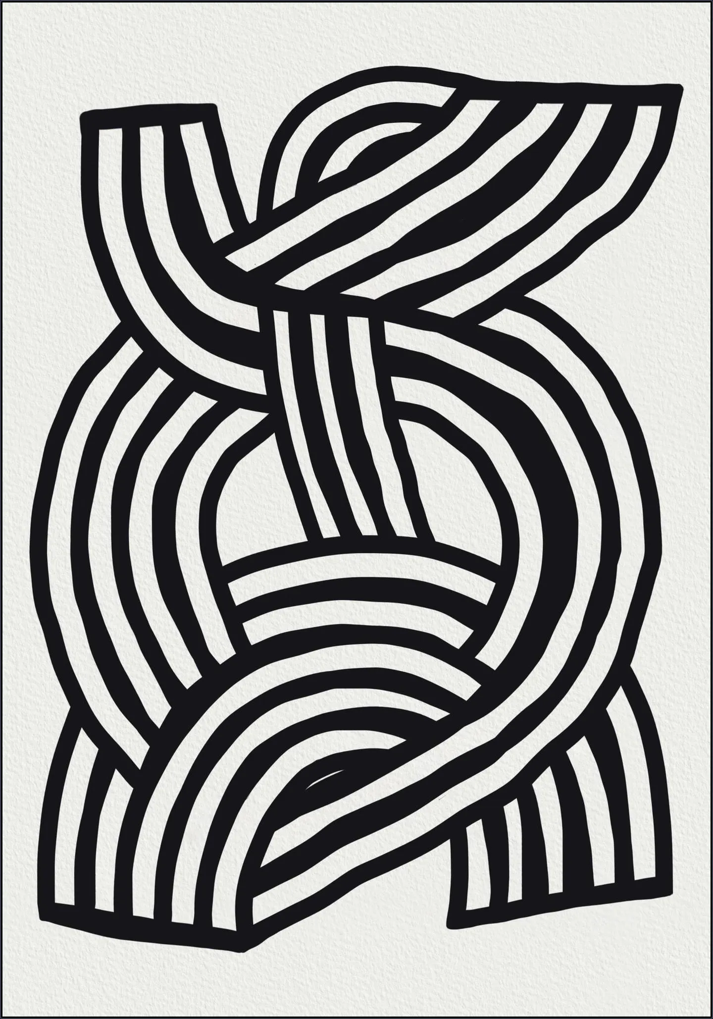 Mid Century Modern - Abstract Lines