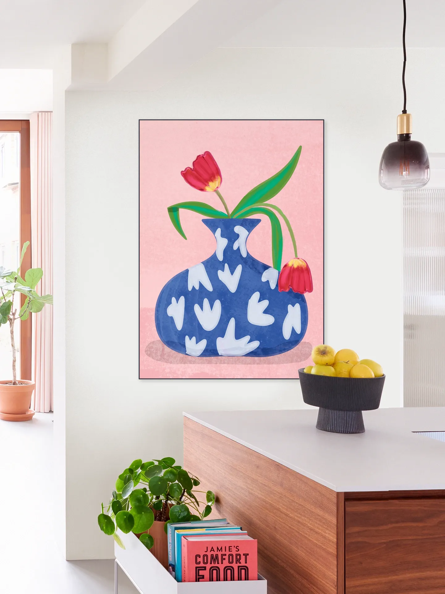 Tulpe in vase