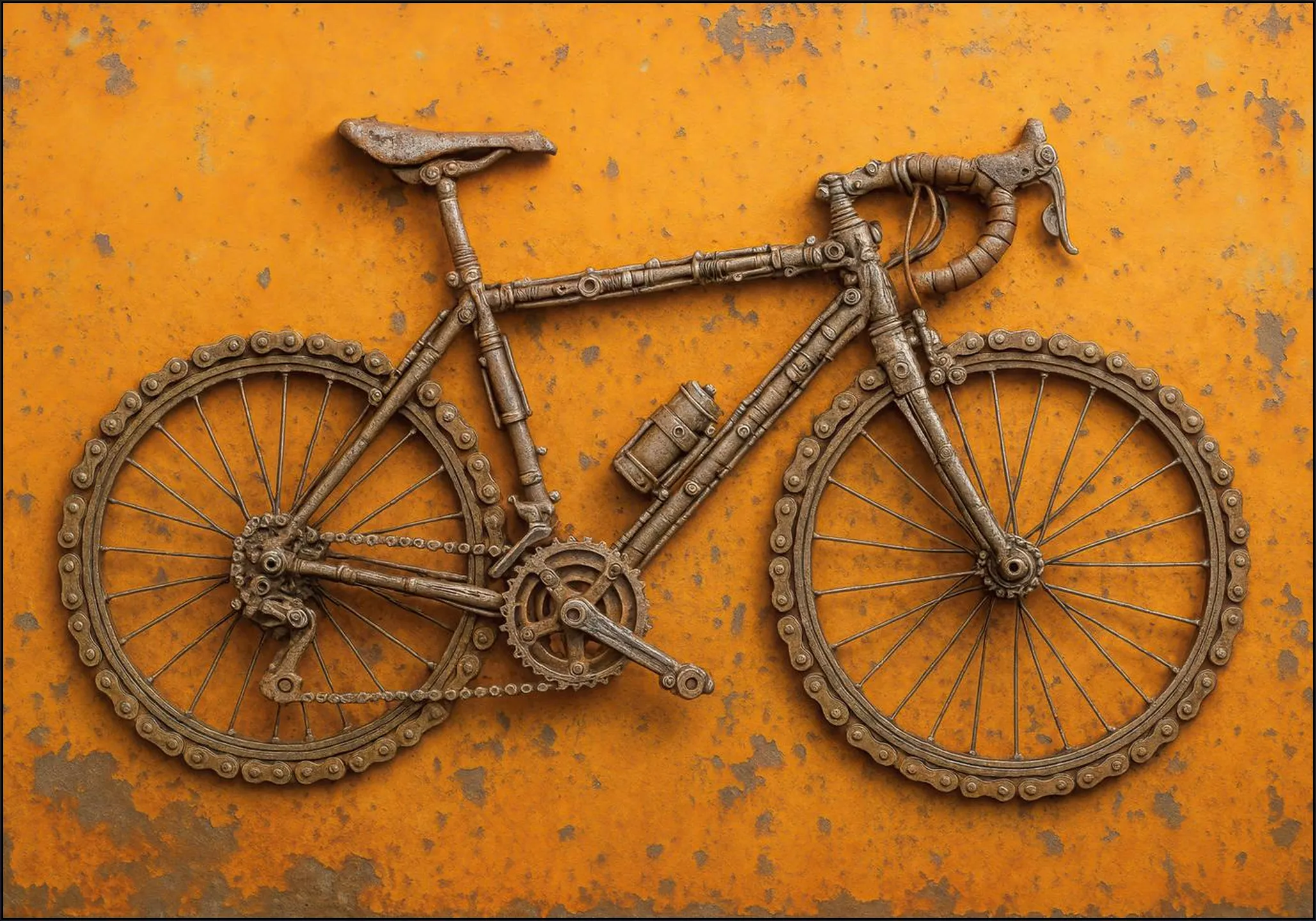 Scrap Metal Racing Bike