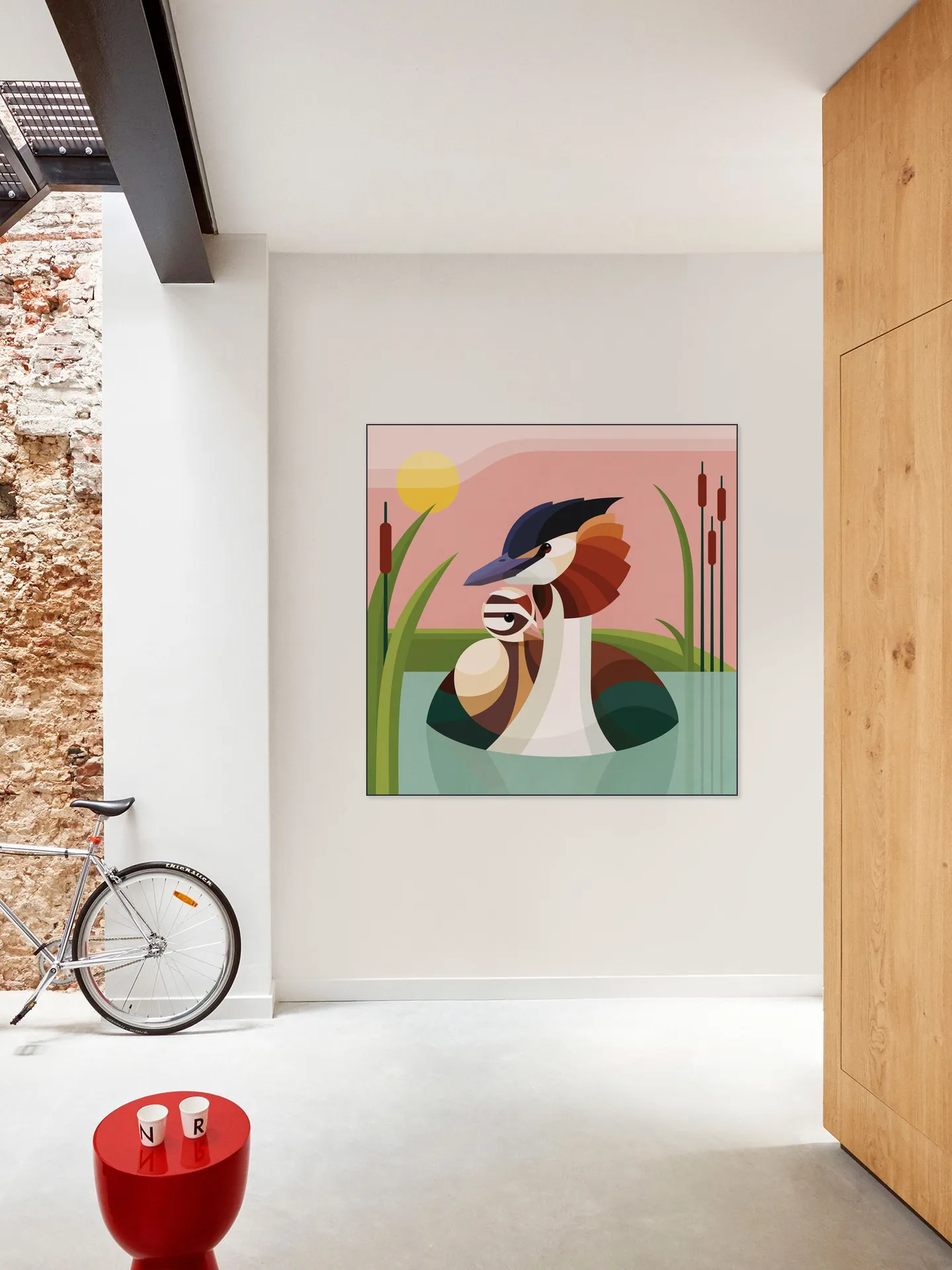 Grebe - pink