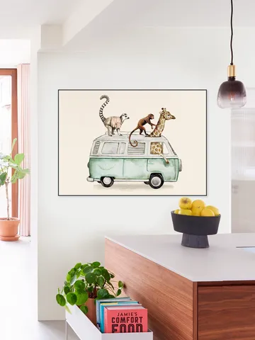 Van with Animals