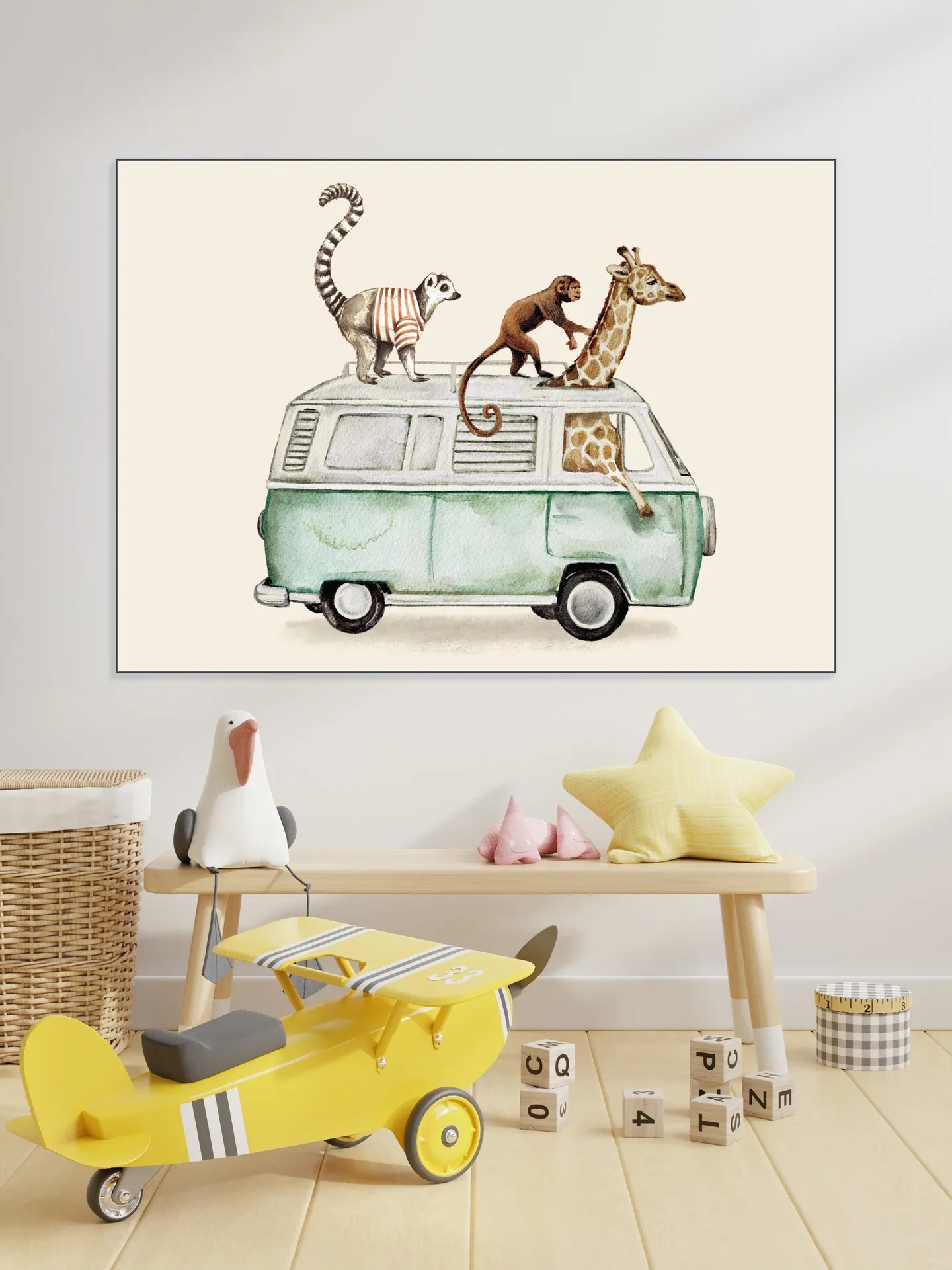 Van with Animals