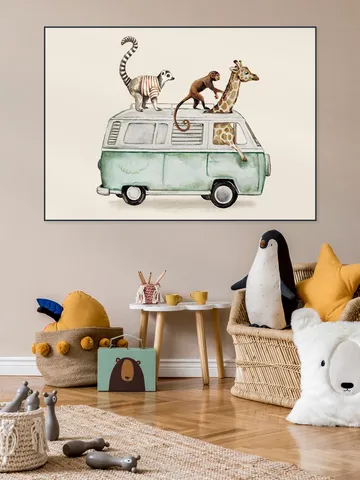 Van with Animals