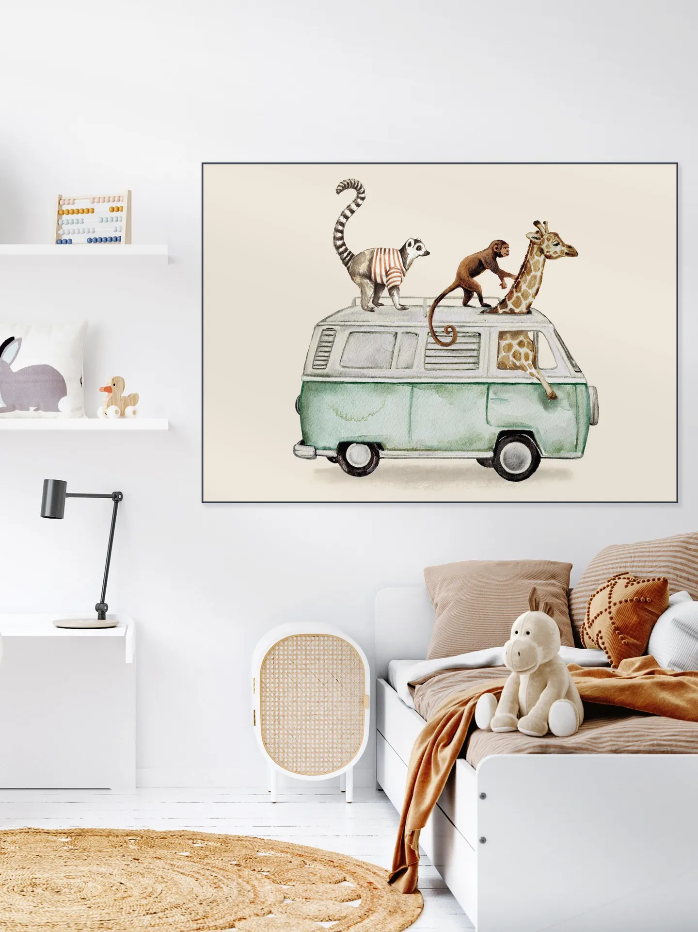 Van with Animals
