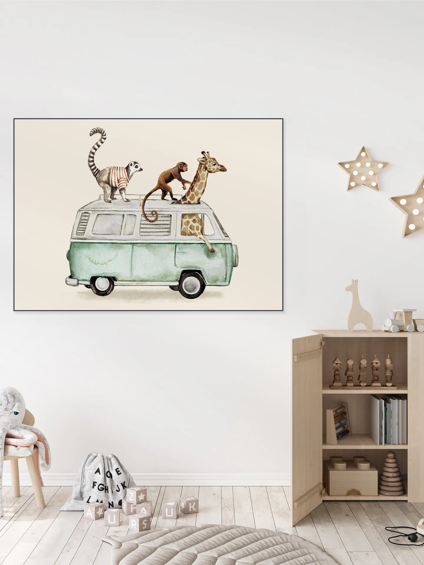 Van with Animals