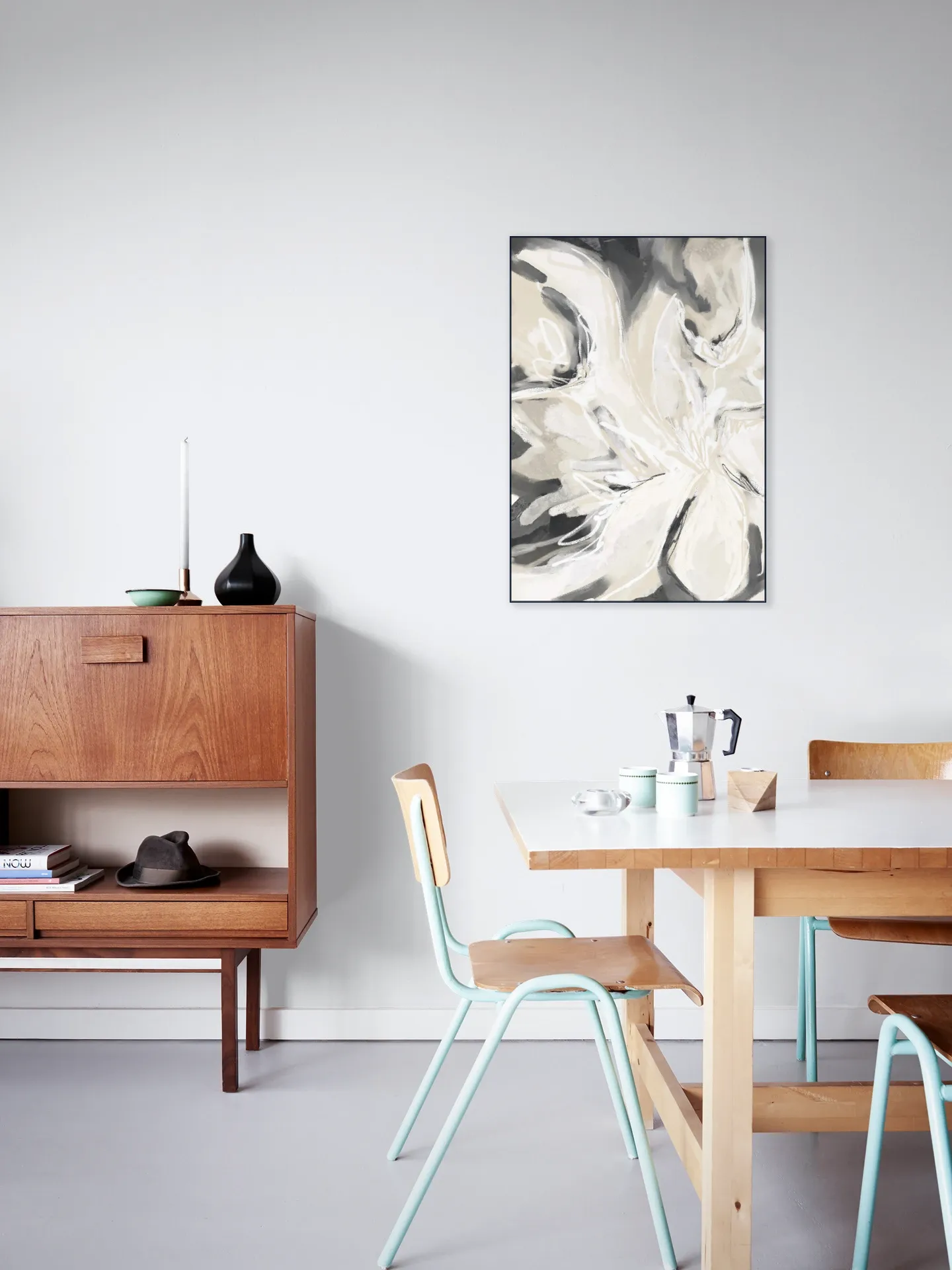Modern Abstract in Black and White