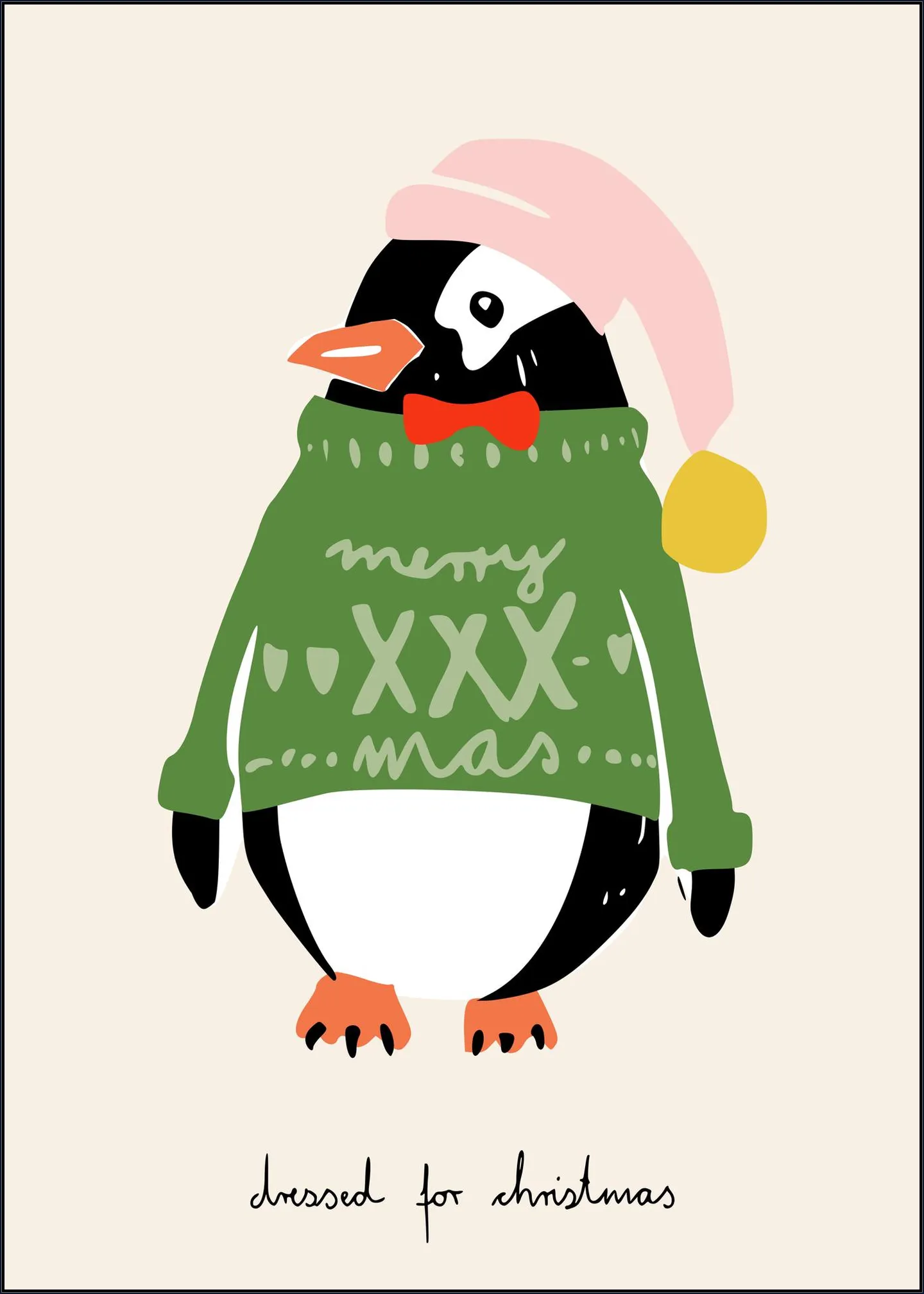 Dressed For Christmas Penguin