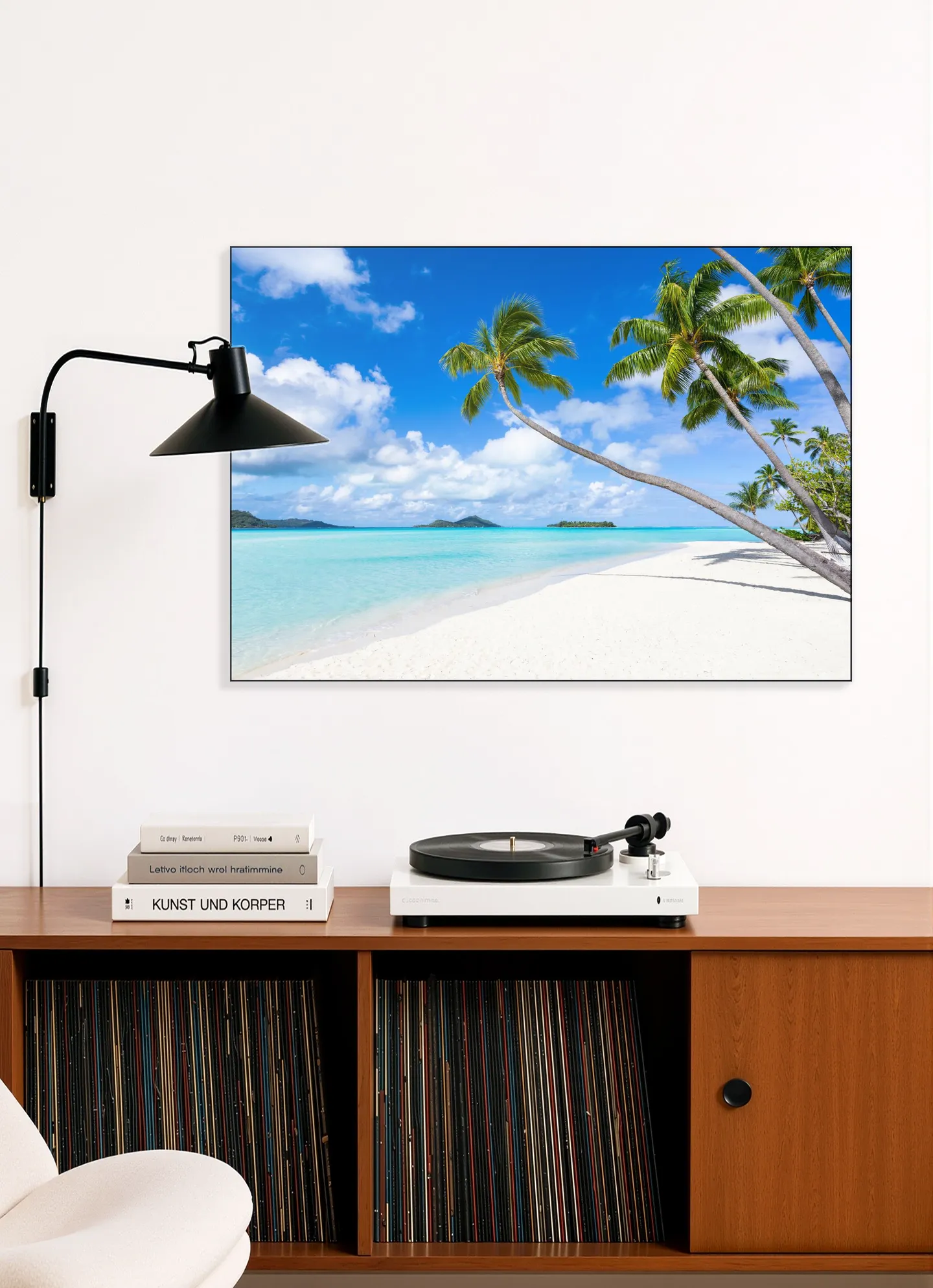 Tropical beach on Bora Bora, French Polynesia