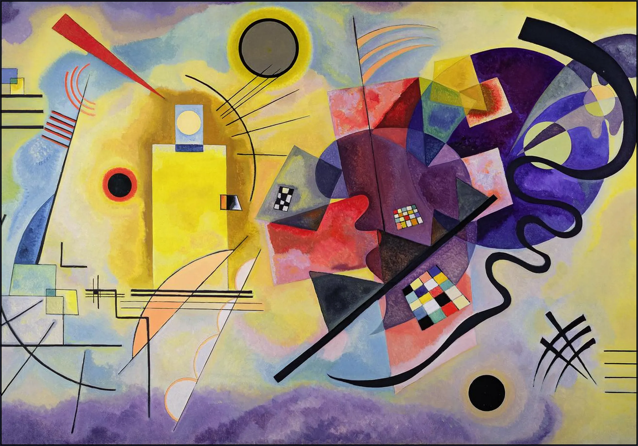 Yellow Red Blue
