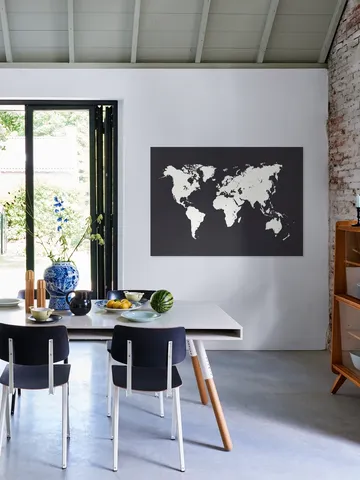 World Map black
