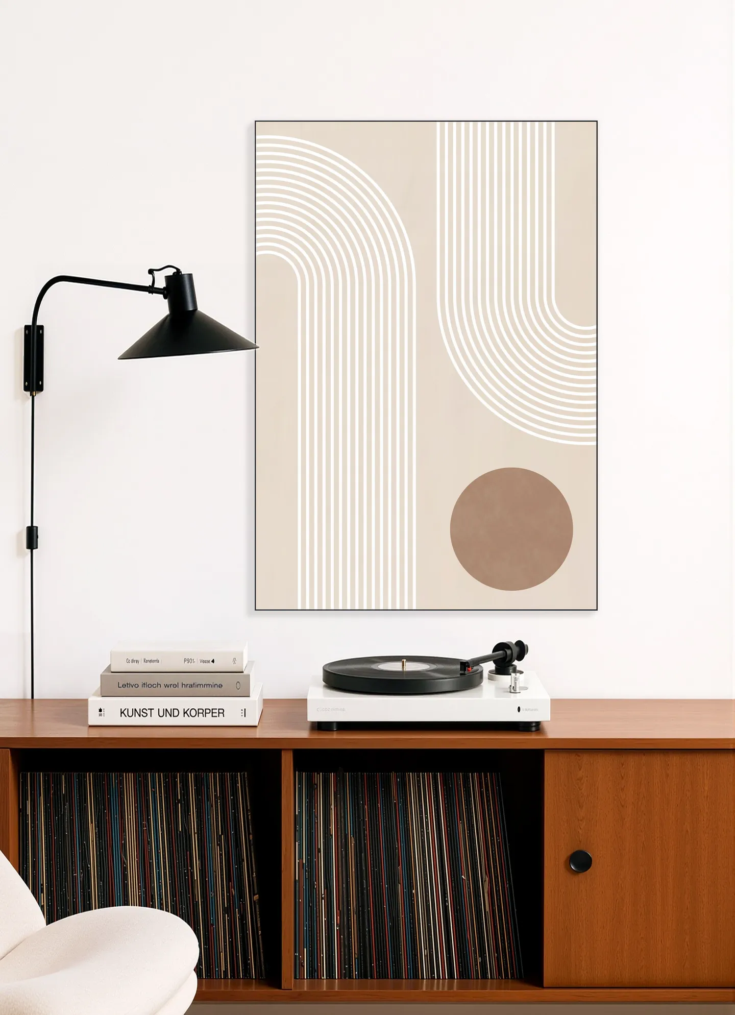 Beige Arc Poster No.1