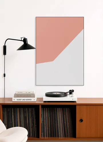Color blocking - Pink Grey