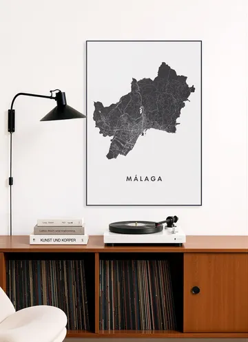 Málaga City Map